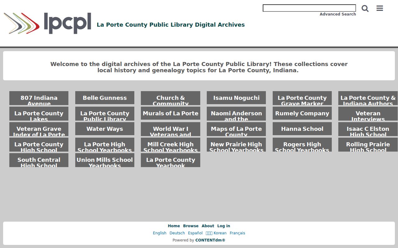 La Porte city directory research in the LPCPL digital archives