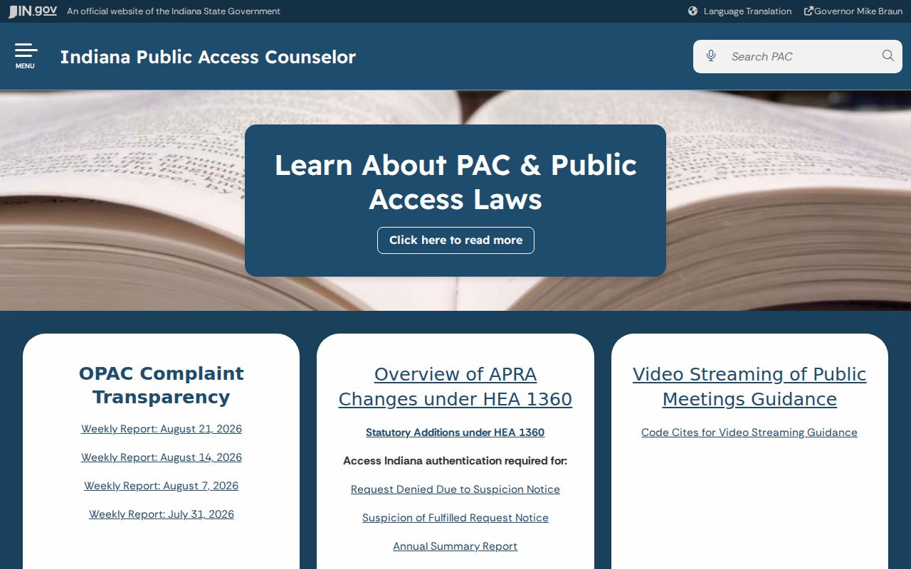 La Porte residents directory Indiana public records guidance